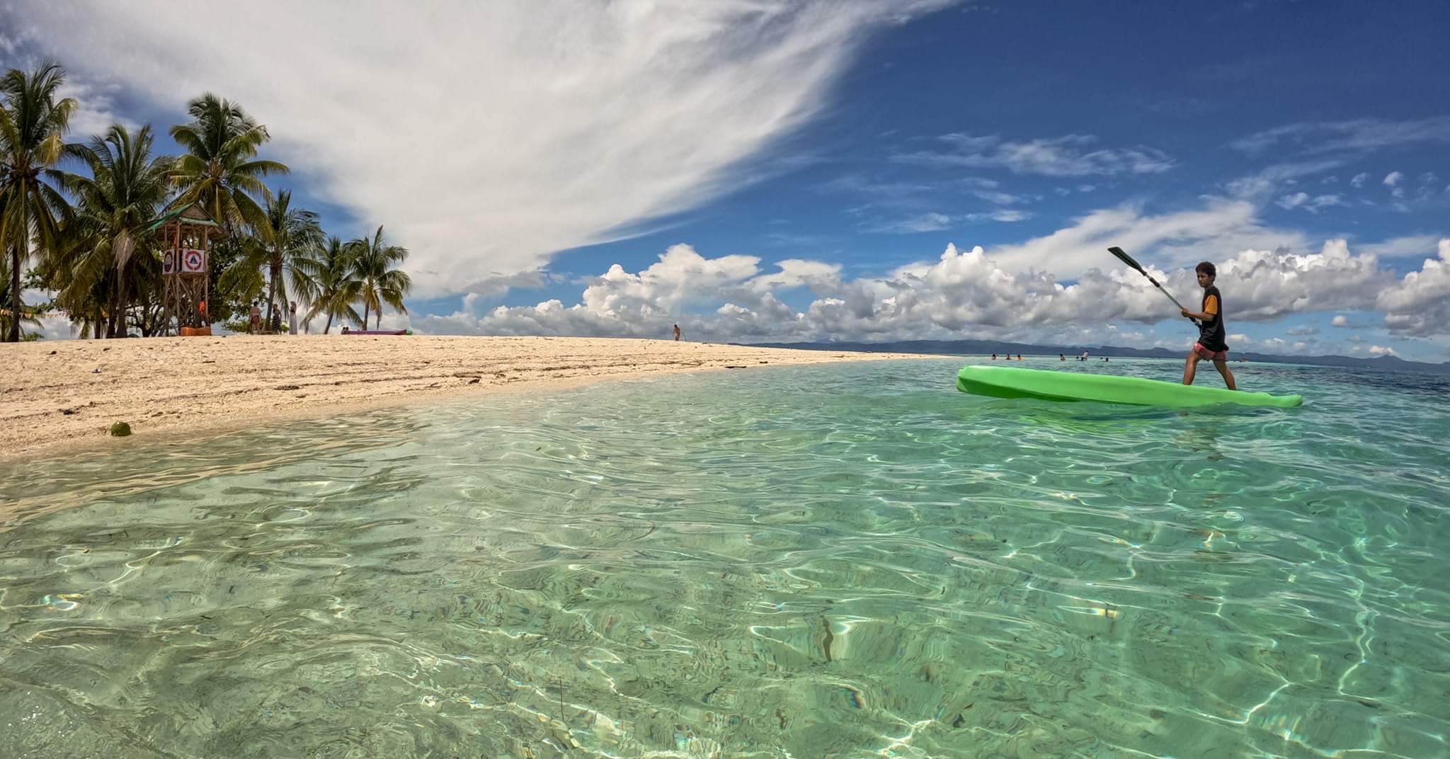 Kalanggaman-Island-paddleboarding