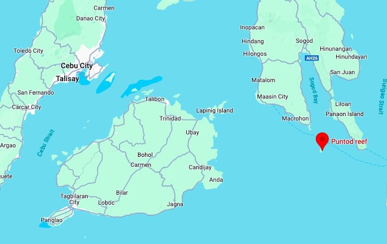 Limasawa Island map